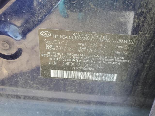 Photo 11 VIN: 5NPDH4AE1DH412433 - HYUNDAI ELANTRA 