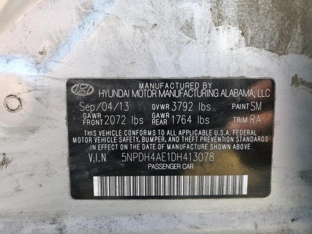 Photo 12 VIN: 5NPDH4AE1DH413078 - HYUNDAI ELANTRA GL 