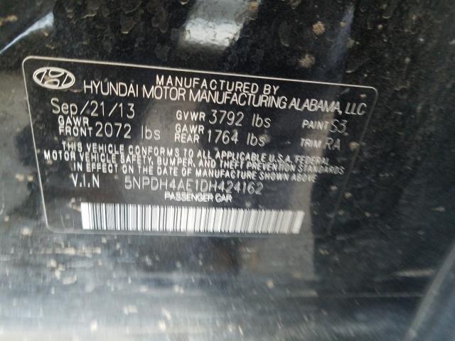 Photo 9 VIN: 5NPDH4AE1DH424162 - HYUNDAI ELANTRA GL 