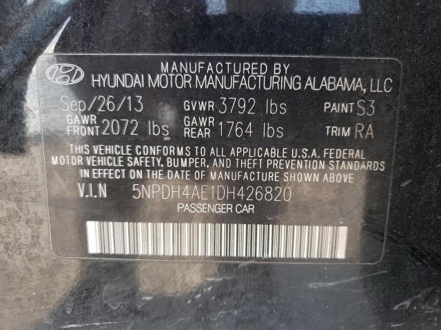 Photo 9 VIN: 5NPDH4AE1DH426820 - HYUNDAI ELANTRA GL 