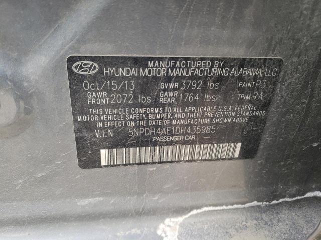 Photo 11 VIN: 5NPDH4AE1DH435985 - HYUNDAI ELANTRA GL 