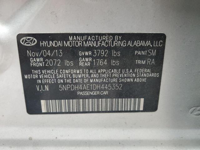 Photo 11 VIN: 5NPDH4AE1DH445352 - HYUNDAI ELANTRA 