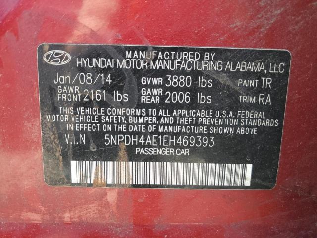 Photo 11 VIN: 5NPDH4AE1EH469393 - HYUNDAI ELANTRA 