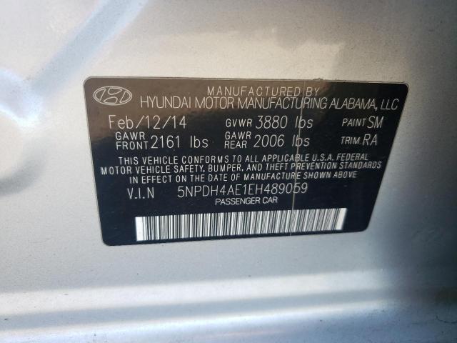 Photo 11 VIN: 5NPDH4AE1EH489059 - HYUNDAI ELANTRA SE 