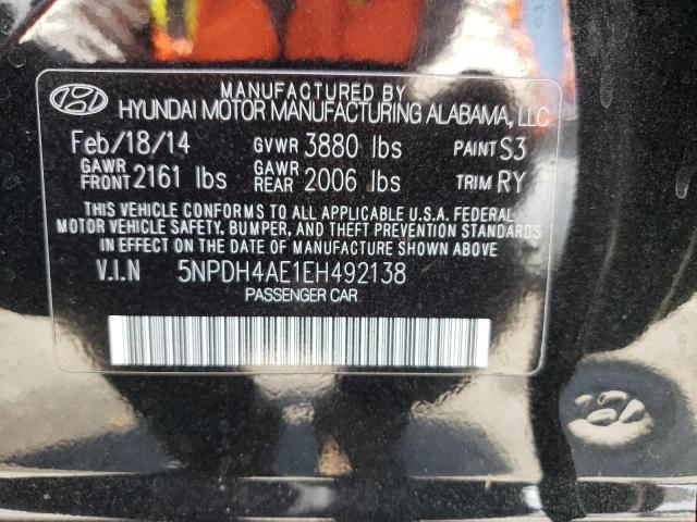 Photo 9 VIN: 5NPDH4AE1EH492138 - HYUNDAI ELANTRA SE 