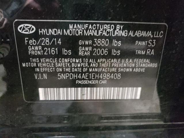 Photo 9 VIN: 5NPDH4AE1EH498408 - HYUNDAI ELANTRA SE 