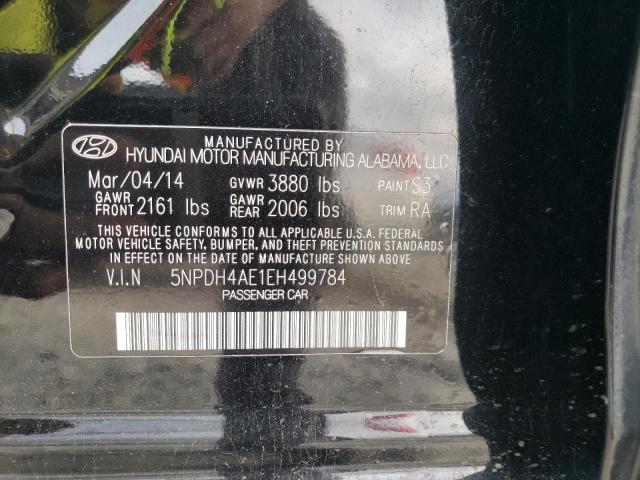 Photo 11 VIN: 5NPDH4AE1EH499784 - HYUNDAI ELANTRA SE 