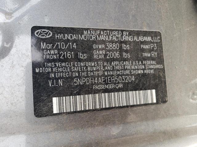 Photo 11 VIN: 5NPDH4AE1EH503204 - HYUNDAI ELANTRA 