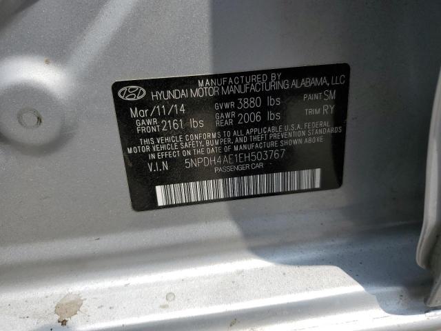 Photo 11 VIN: 5NPDH4AE1EH503767 - HYUNDAI ELANTRA 