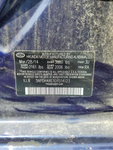 Photo 11 VIN: 5NPDH4AE1EH514123 - HYUNDAI ELANTRA 