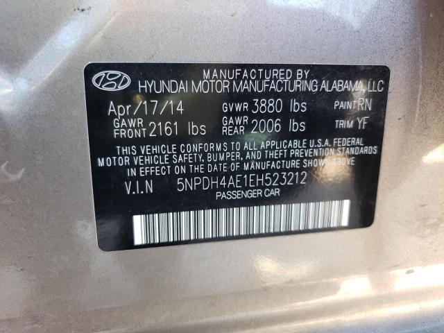 Photo 11 VIN: 5NPDH4AE1EH523212 - HYUNDAI ELANTRA 