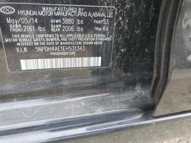 Photo 11 VIN: 5NPDH4AE1EH531343 - HYUNDAI ELANTRA SE 