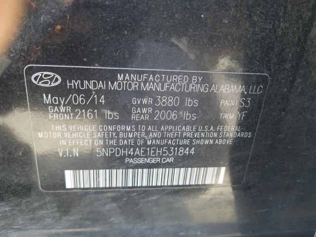 Photo 9 VIN: 5NPDH4AE1EH531844 - HYUNDAI ELANTRA SE 