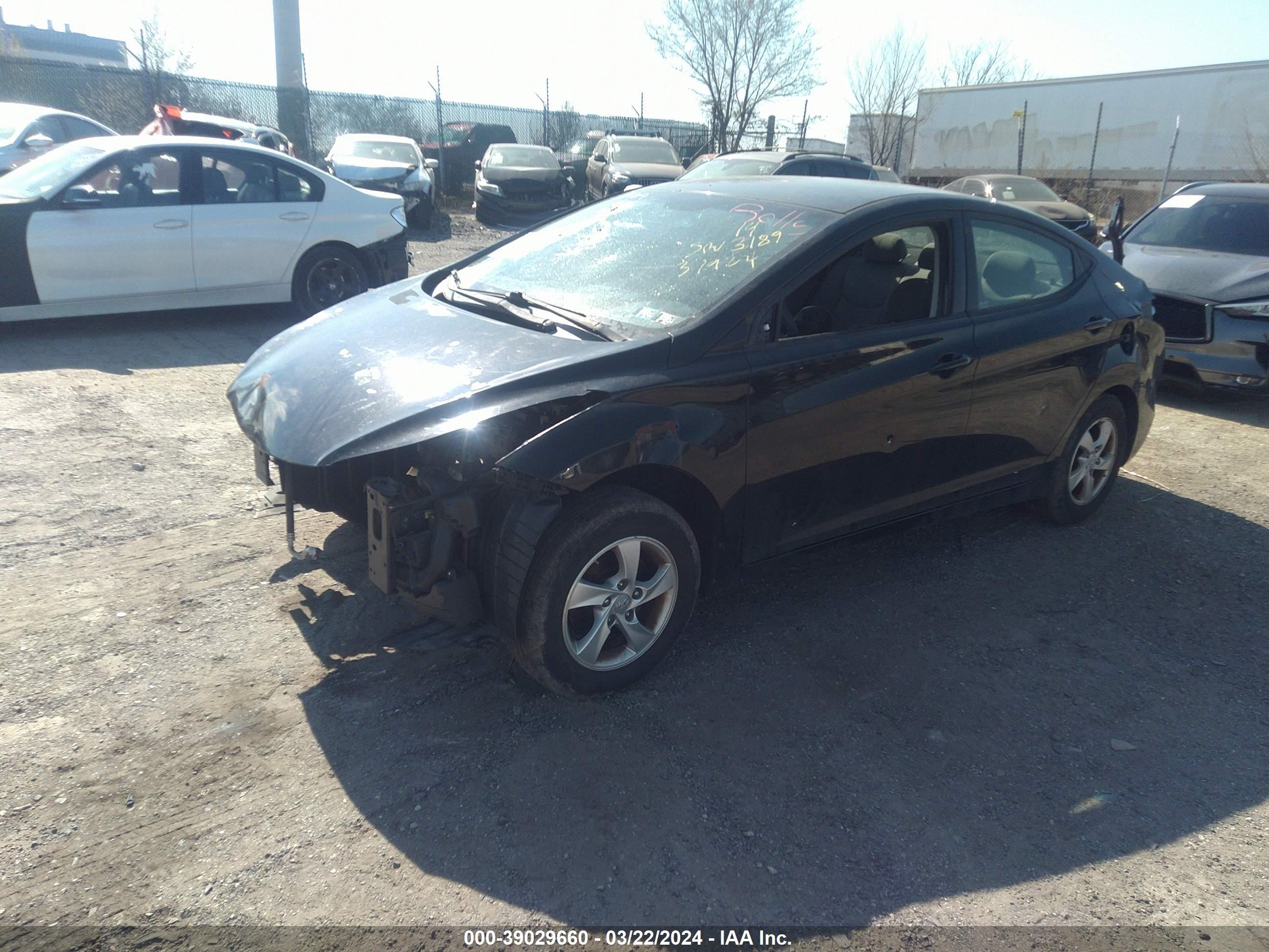 Photo 1 VIN: 5NPDH4AE1EH536834 - HYUNDAI ELANTRA 