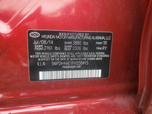 Photo 11 VIN: 5NPDH4AE1FH558415 - HYUNDAI ELANTRA SE 