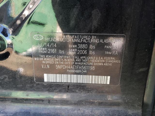 Photo 11 VIN: 5NPDH4AE1FH561198 - HYUNDAI ELANTRA SE 