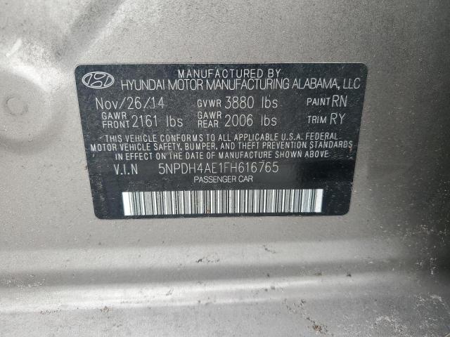 Photo 11 VIN: 5NPDH4AE1FH616765 - HYUNDAI ELANTRA SE 