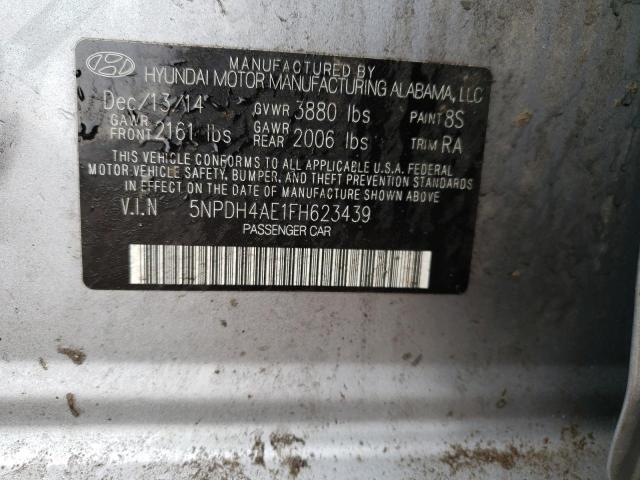 Photo 11 VIN: 5NPDH4AE1FH623439 - HYUNDAI ELANTRA SE 