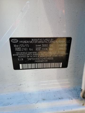 Photo 12 VIN: 5NPDH4AE1GH654806 - HYUNDAI ELANTRA 