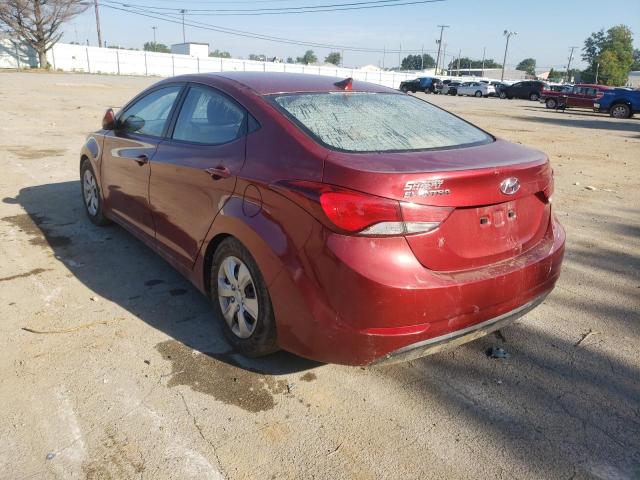 Photo 2 VIN: 5NPDH4AE1GH665269 - HYUNDAI ELANTRA SE 