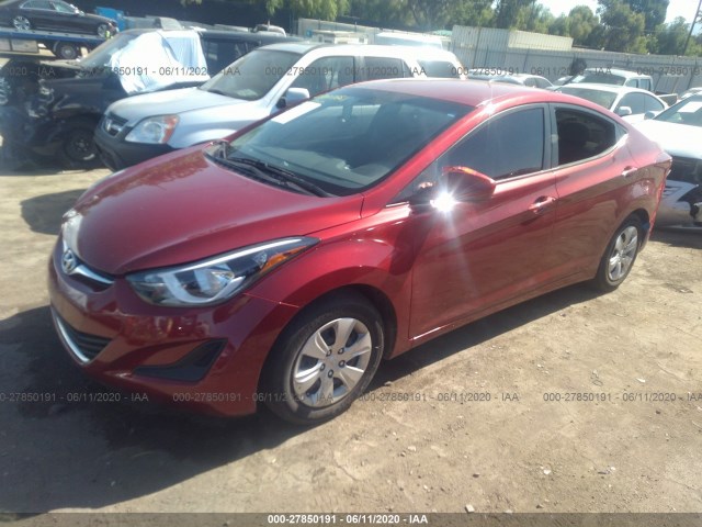 Photo 1 VIN: 5NPDH4AE1GH667863 - HYUNDAI ELANTRA 