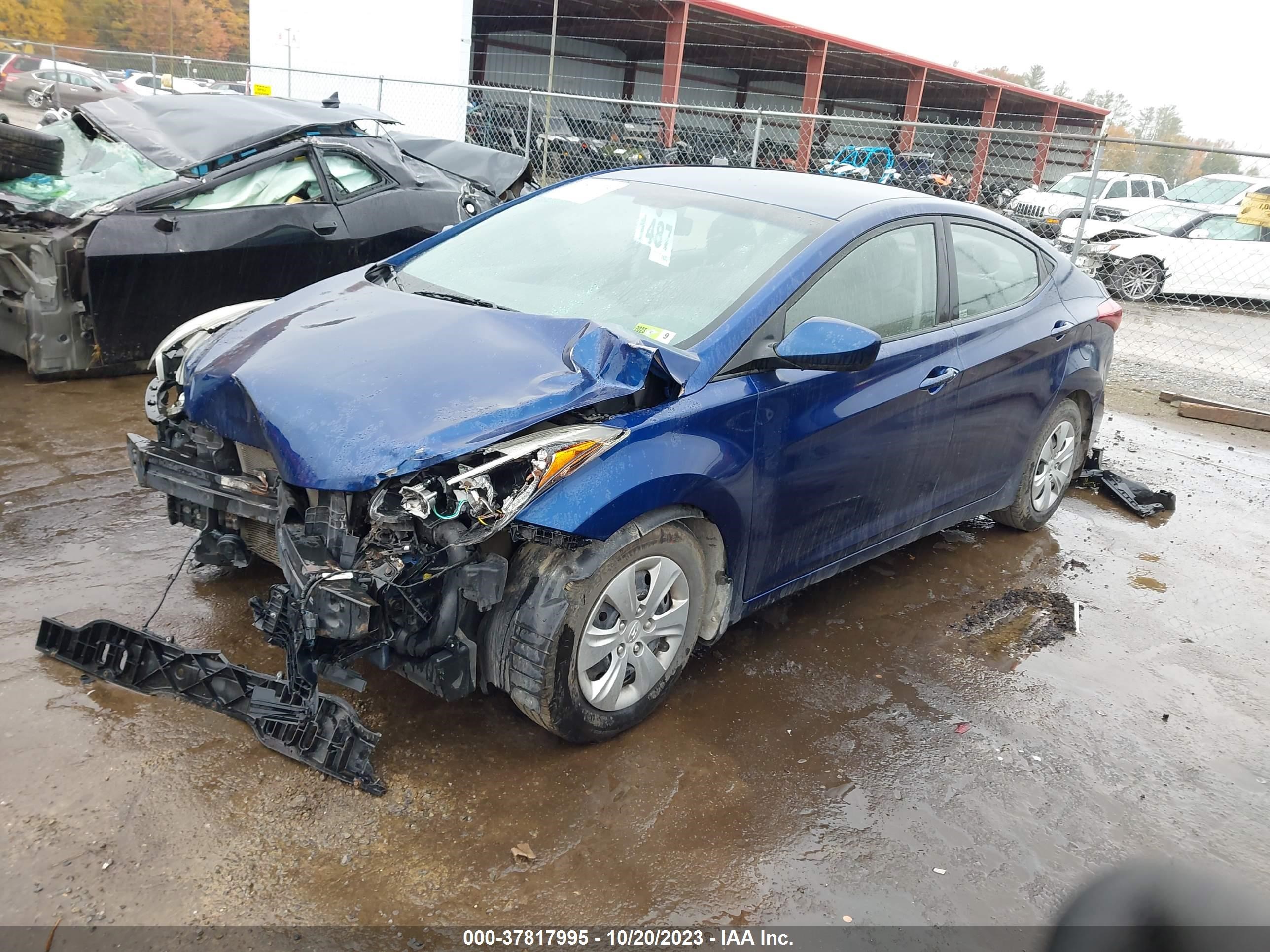 Photo 1 VIN: 5NPDH4AE1GH669158 - HYUNDAI ELANTRA 