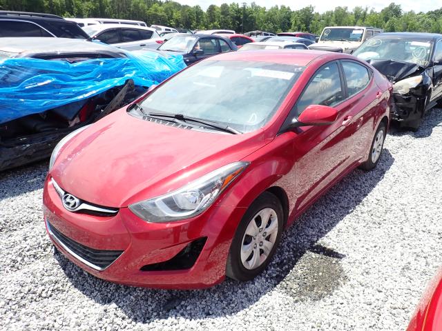 Photo 1 VIN: 5NPDH4AE1GH677292 - HYUNDAI ELANTRA SE 