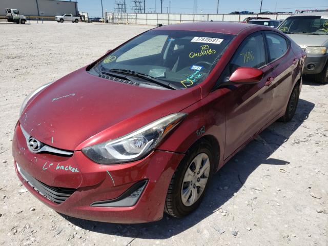 Photo 1 VIN: 5NPDH4AE1GH690480 - HYUNDAI ELANTRA SE 