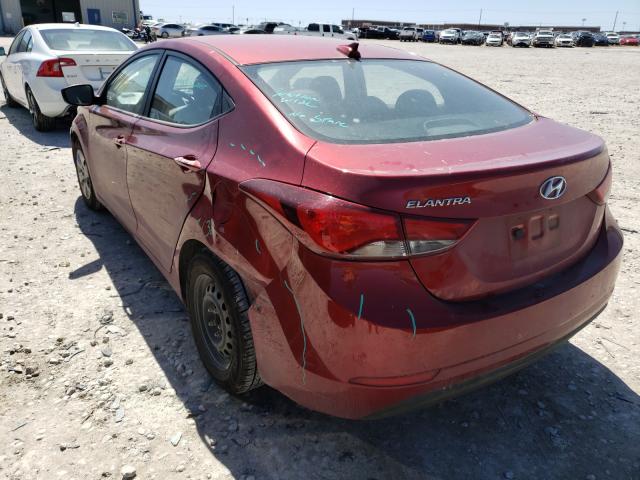 Photo 2 VIN: 5NPDH4AE1GH690480 - HYUNDAI ELANTRA SE 