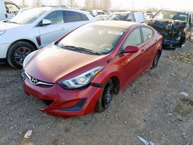 Photo 1 VIN: 5NPDH4AE1GH690592 - HYUNDAI ELANTRA SE 