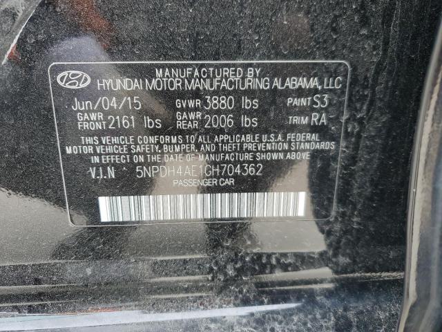 Photo 12 VIN: 5NPDH4AE1GH704362 - HYUNDAI ELANTRA 