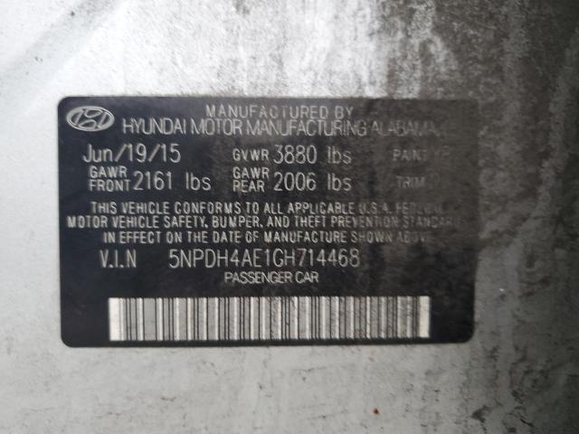 Photo 11 VIN: 5NPDH4AE1GH714468 - HYUNDAI ELANTRA 