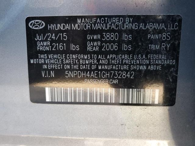 Photo 11 VIN: 5NPDH4AE1GH732842 - HYUNDAI ELANTRA 