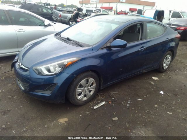 Photo 1 VIN: 5NPDH4AE1GH739385 - HYUNDAI ELANTRA 