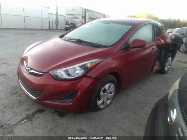 Photo 1 VIN: 5NPDH4AE1GH751780 - HYUNDAI ELANTRA 