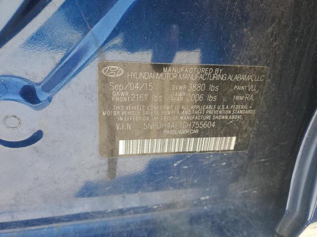 Photo 11 VIN: 5NPDH4AE1GH755604 - HYUNDAI ELANTRA SE 