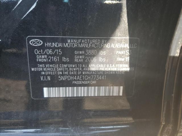 Photo 11 VIN: 5NPDH4AE1GH773441 - HYUNDAI ELANTRA SE 