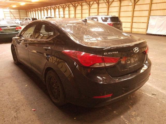 Photo 2 VIN: 5NPDH4AE1GH775707 - HYUNDAI ELANTRA SE 