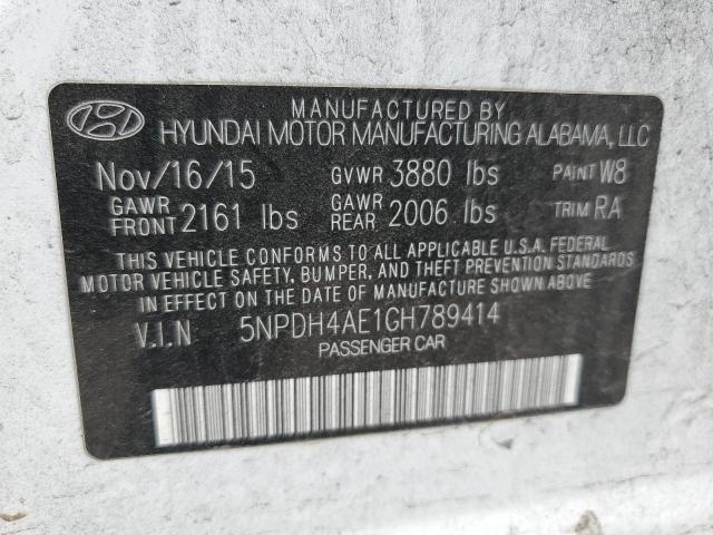 Photo 11 VIN: 5NPDH4AE1GH789414 - HYUNDAI ELANTRA 