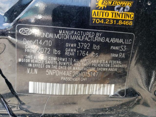 Photo 11 VIN: 5NPDH4AE2BH015147 - HYUNDAI ELANTRA 