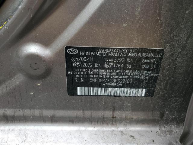 Photo 11 VIN: 5NPDH4AE2BH022180 - HYUNDAI ELANTRA 