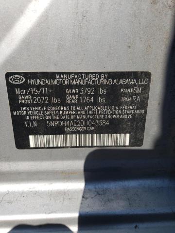 Photo 9 VIN: 5NPDH4AE2BH043384 - HYUNDAI ELANTRA GL 