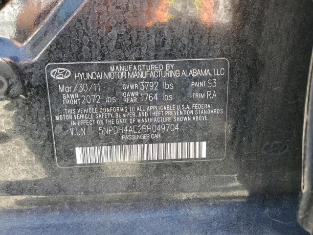 Photo 11 VIN: 5NPDH4AE2BH049704 - HYUNDAI ELANTRA 