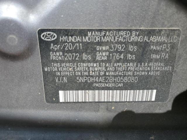 Photo 12 VIN: 5NPDH4AE2BH058080 - HYUNDAI ELANTRA 