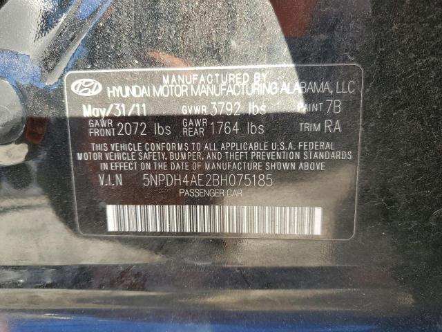 Photo 12 VIN: 5NPDH4AE2BH075185 - HYUNDAI ELANTRA 