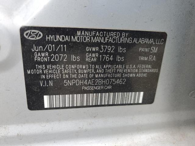 Photo 11 VIN: 5NPDH4AE2BH075462 - HYUNDAI ELANTRA 