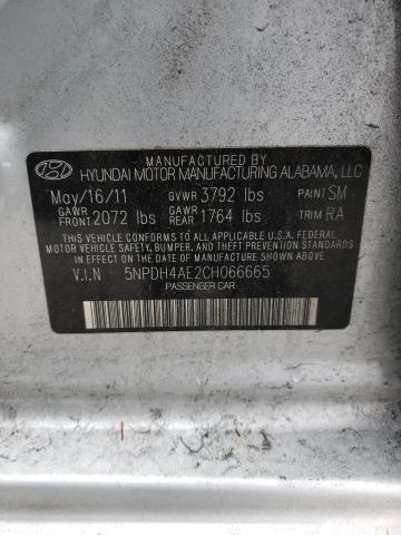 Photo 12 VIN: 5NPDH4AE2CH066665 - HYUNDAI ELANTRA GL 