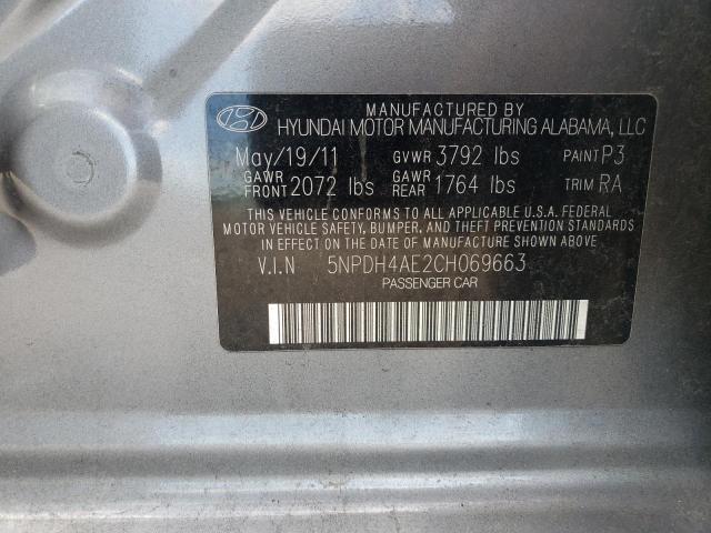 Photo 11 VIN: 5NPDH4AE2CH069663 - HYUNDAI ELANTRA 