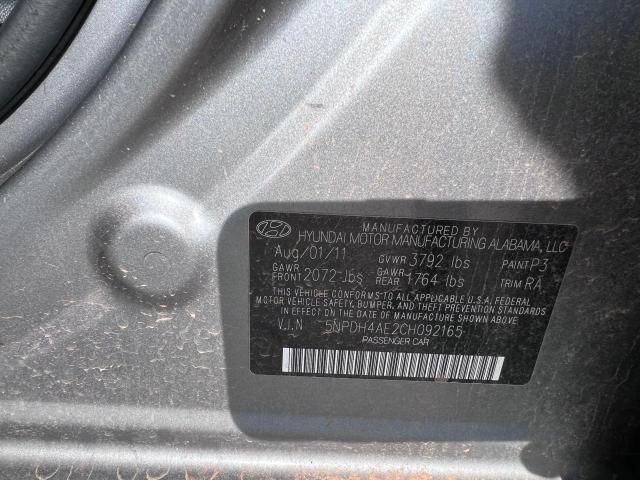 Photo 11 VIN: 5NPDH4AE2CH092165 - HYUNDAI ELANTRA GL 