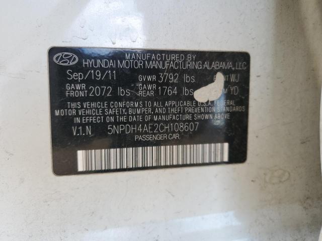 Photo 12 VIN: 5NPDH4AE2CH108607 - HYUNDAI ELANTRA 